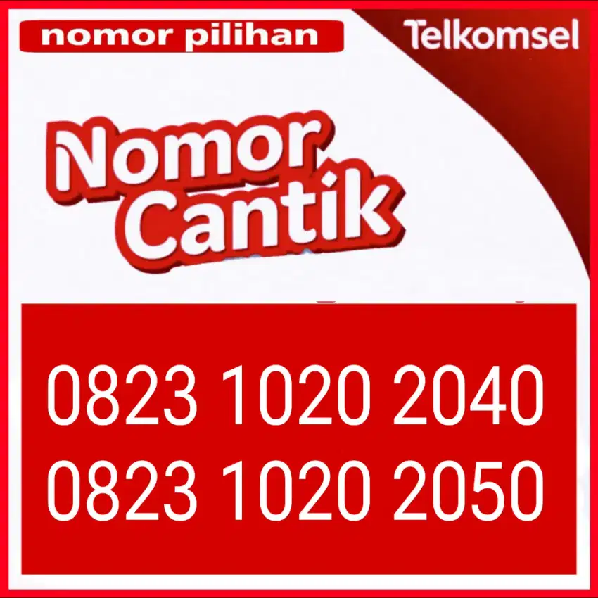 Nomor cantik telkomsel pilihan rapih