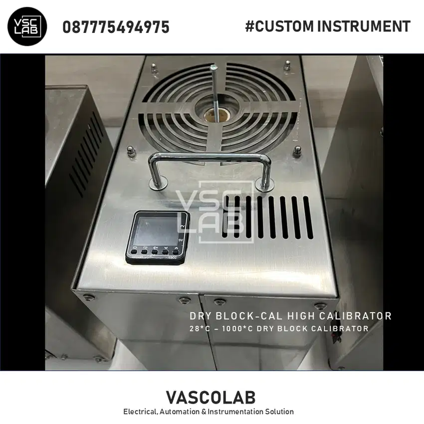 Vascolab Dry Block Calibrator Temperature Calibrator Range 20 - 1000 C