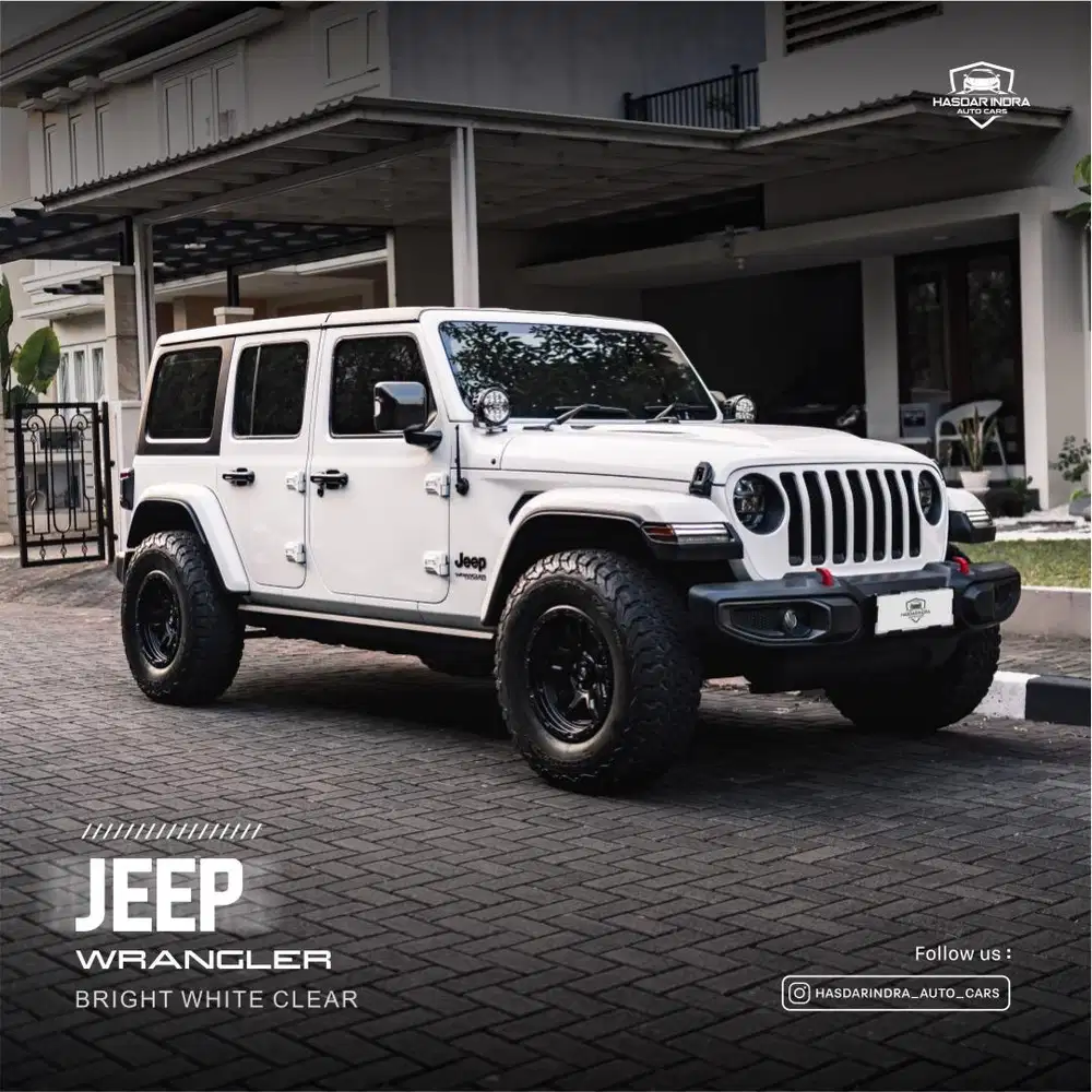 Di jual Mobil jeep Wrangler unlimited 2018 full acc dan terawat bs TT