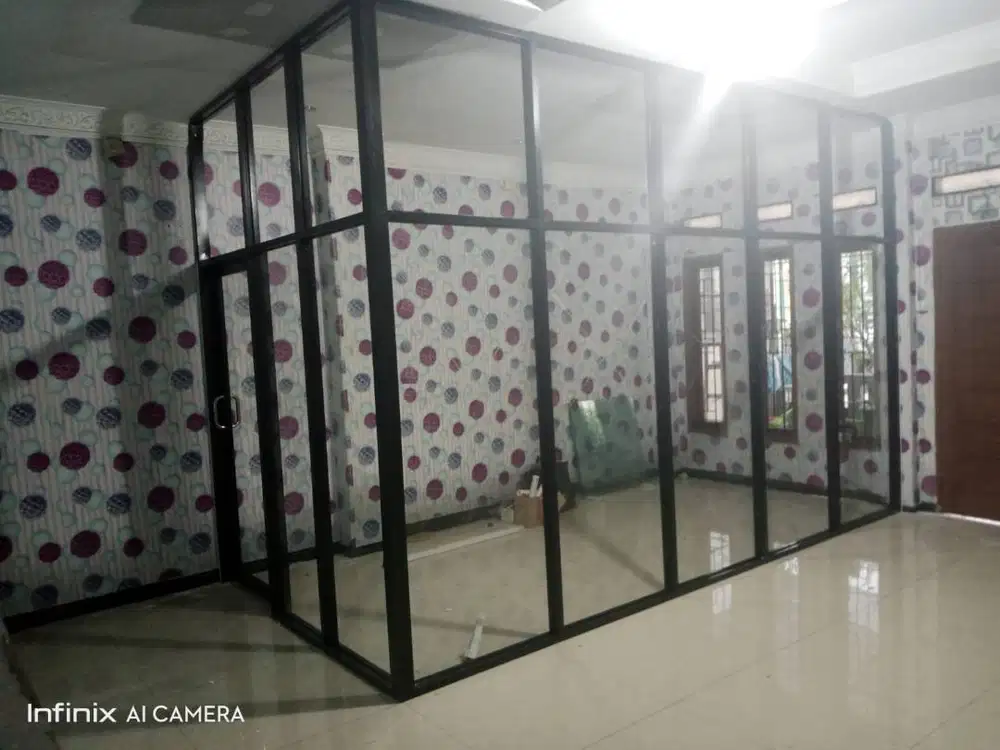 Kusen  Alumunium + Pintu + Jendela + Kaca  + Partisi Gypsum