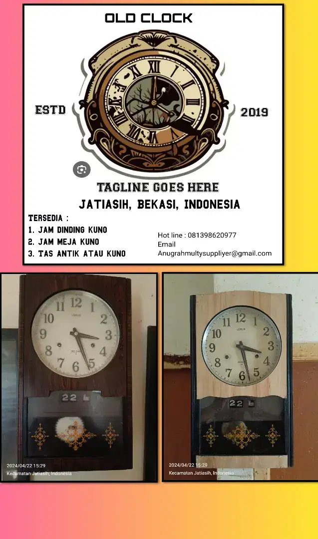 Jam kuno atau antic