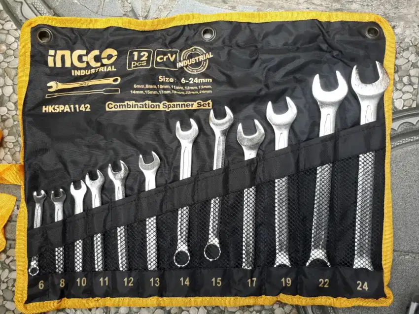 Kunci ring pas set 12pcs