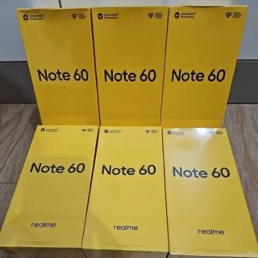 Realme Note 60 4/64 - 6/128 BNIB Garansi Resmi Indonesia