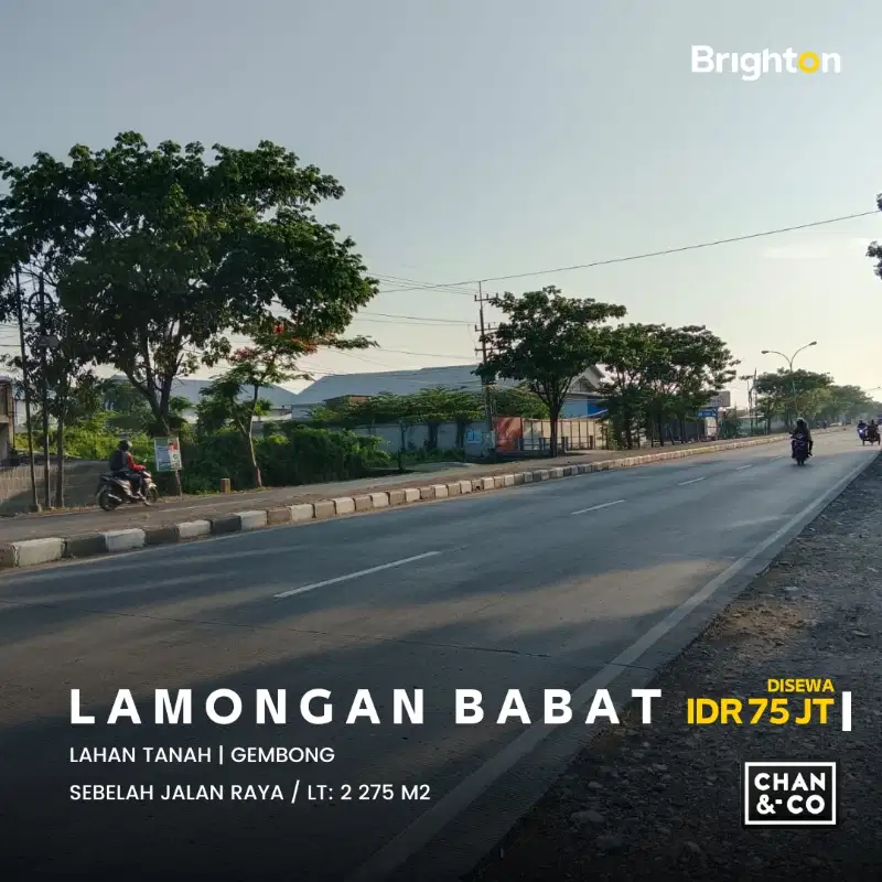 Tanah Lamongan Babat (Gembong) Kawasan Strategis