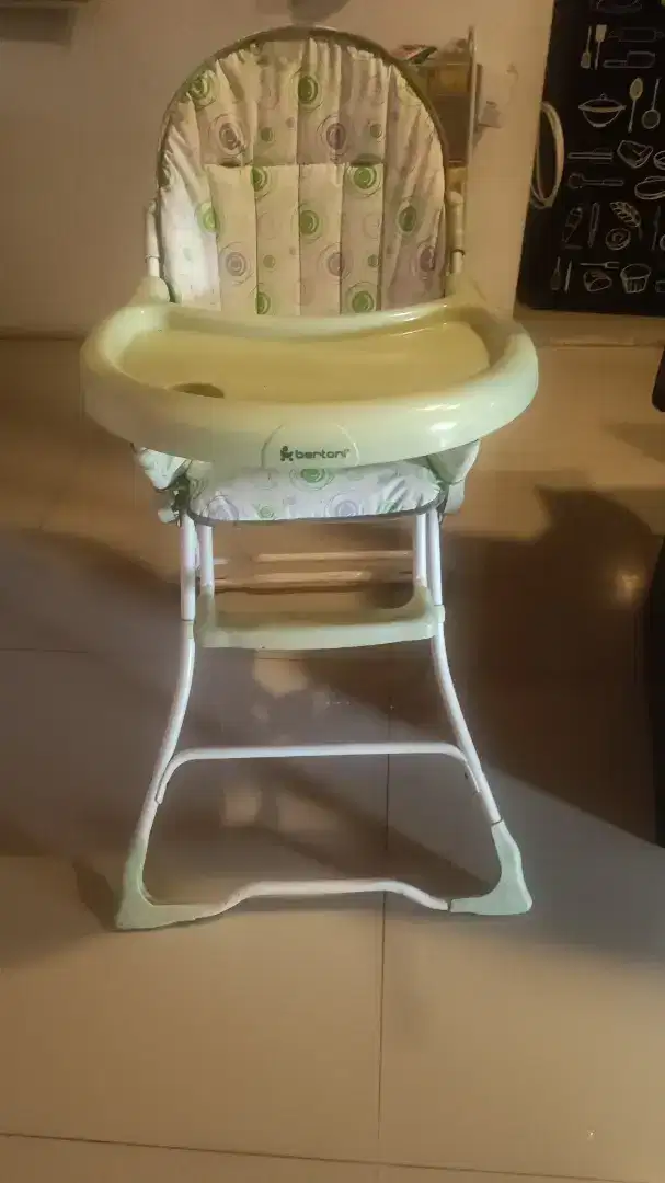 high baby chair bertoni