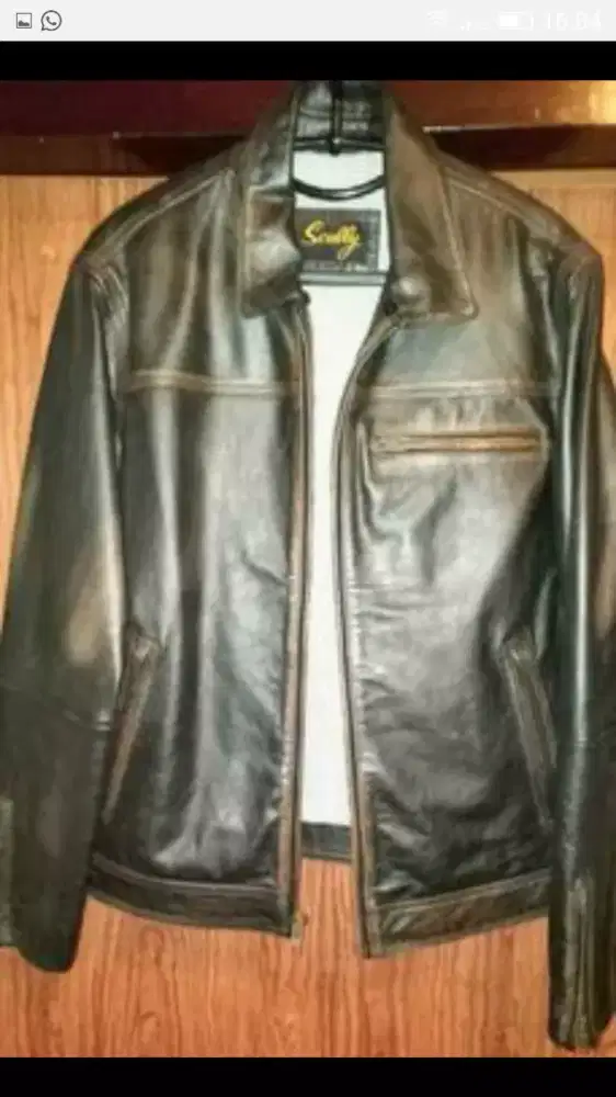 JAKET KULIT MERK SCULLY ORIGINAL USA.