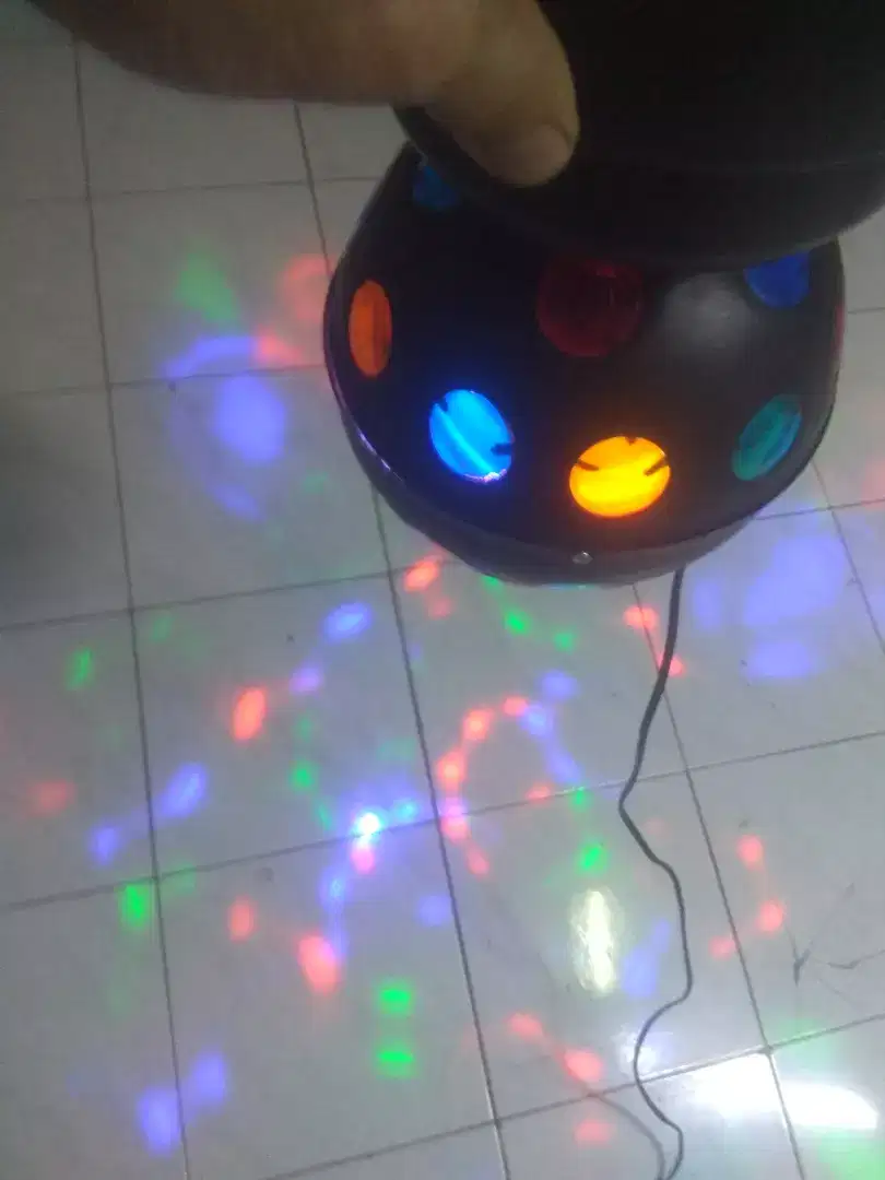 Lampu mutar /joget kotak dan lampu bulat