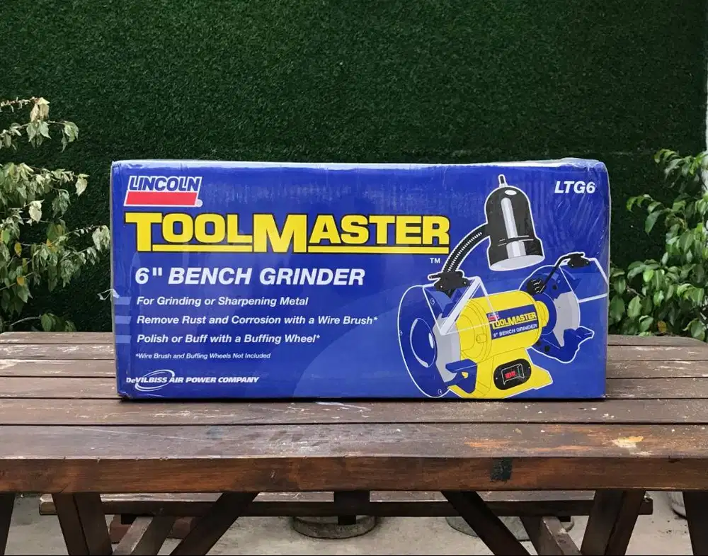 Gerinda /Gurinda Duduk Bench Grinder LINCOLN Toolmaster LTG6 6Inch