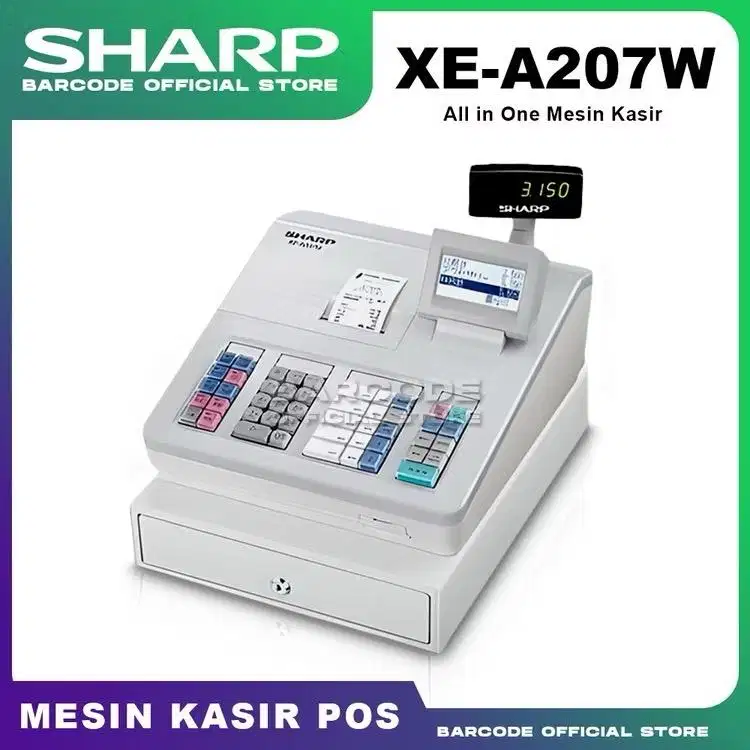 Mesin kasir sharp xe-a207w