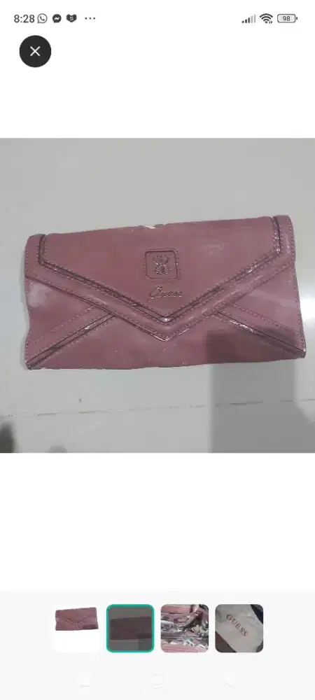 Tas envelope hand bag wanita guess original