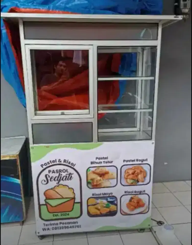 Jual gerobak bekas usaha