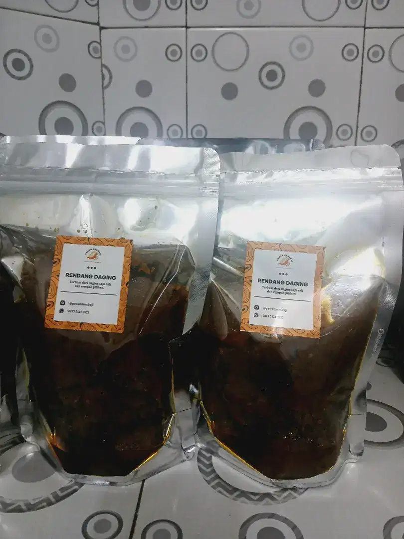 Rendang daging sapi 500gr