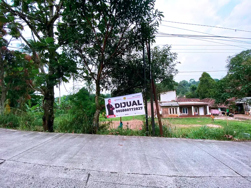 Tanah Luas Pinggir Jalan Raya Utama Cocok Untuk Usaha