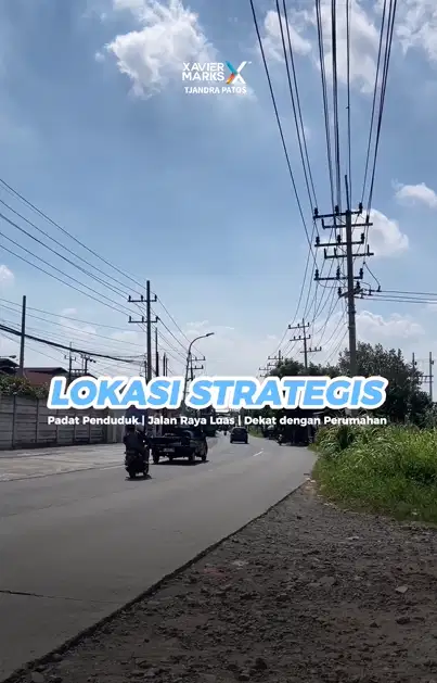 Tanah Bangunan Pabrik Raya Kepatihan Cerme Gresik Dijual Murah