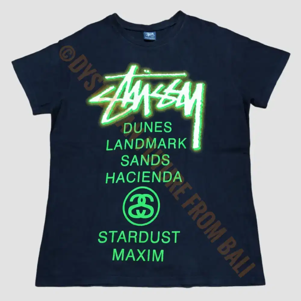 T-shirt Stussy Las Vegas World Tour - Run Rebel Run