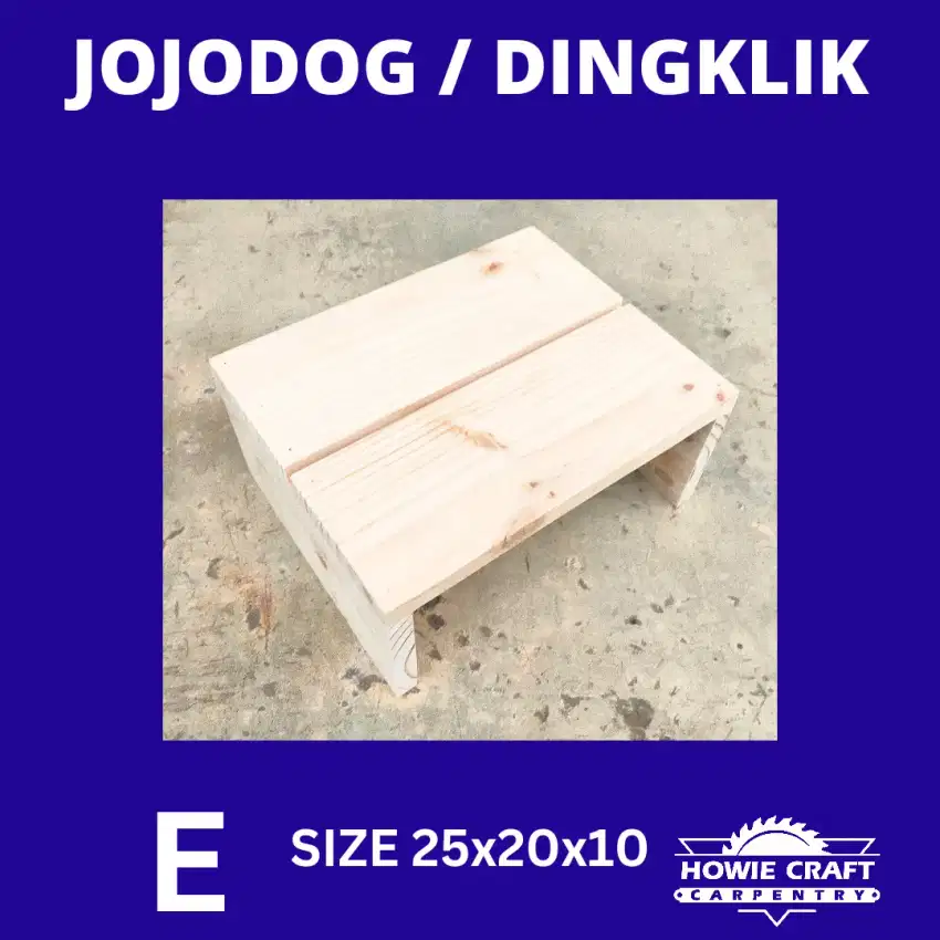 Jojodog Dingklik Kursi Pendek Size E