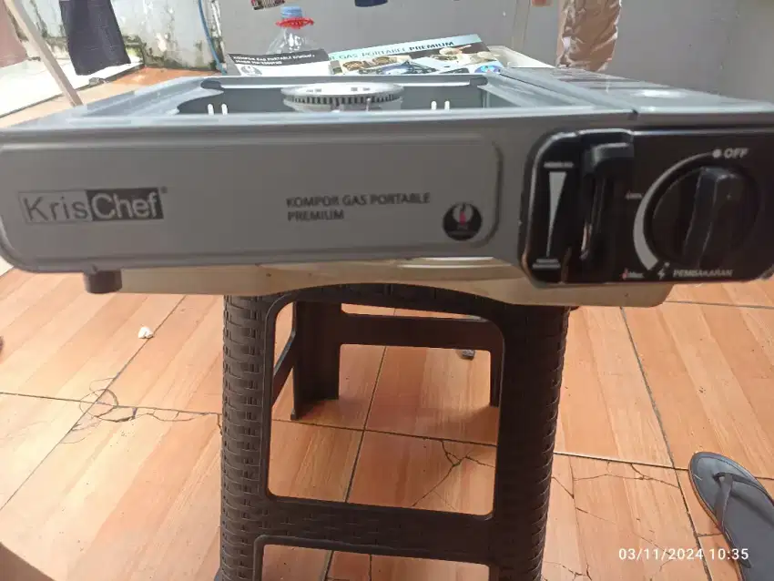 Kompor portable kecil krischef