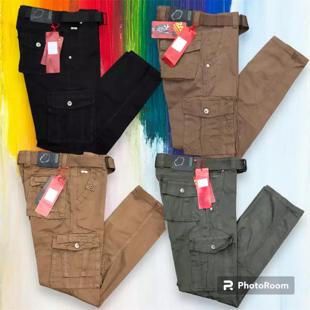 Celana Cargo Panjang Bawang Cheng Import