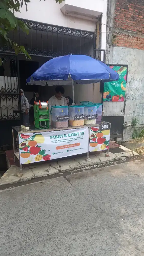 MEJA STANLESS DUA SUSUN