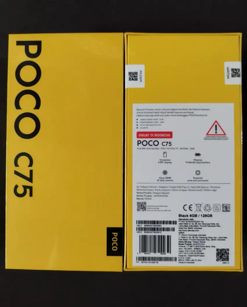 Poco C75 6/128 NEW RESMI