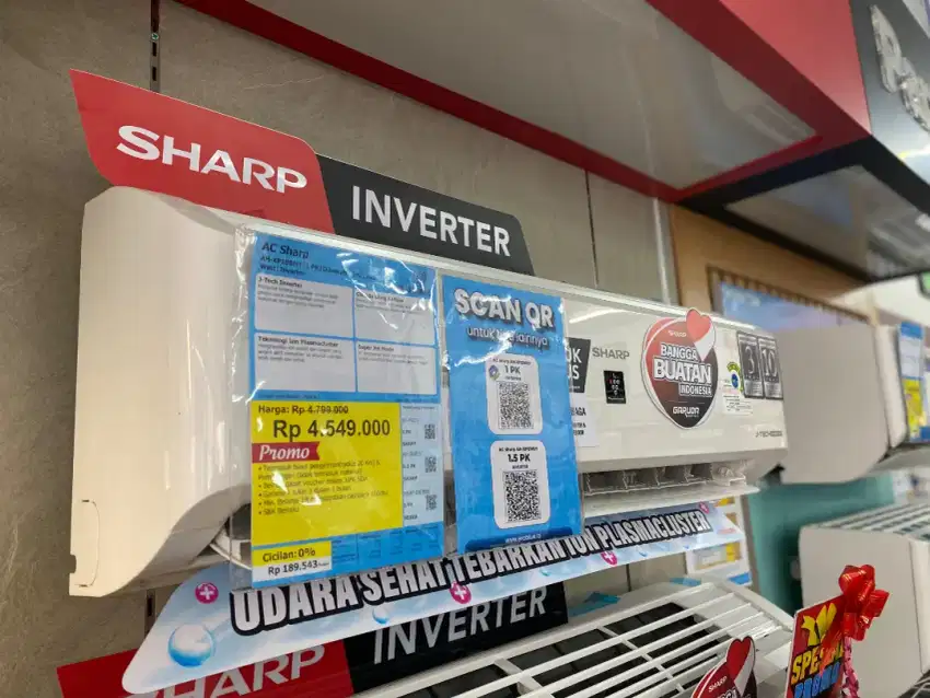 AC SHARP 1 PK / Plasmacluster / Inverter