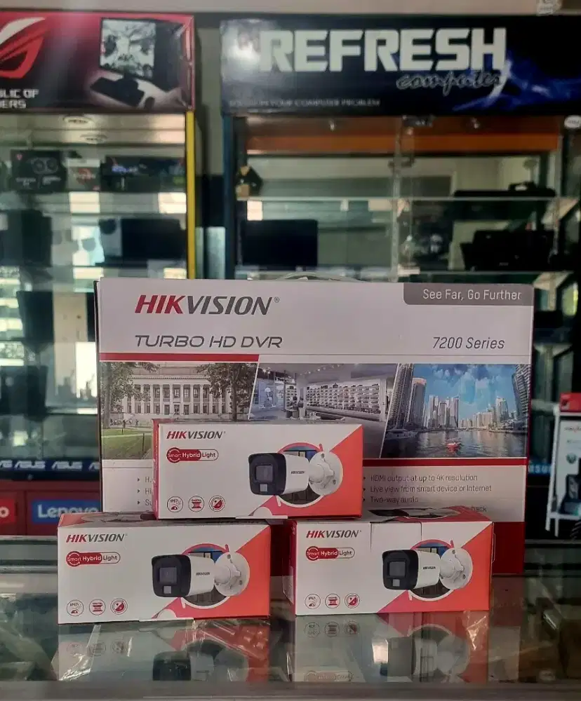 Paket Cctv 4channel 4camera 2mp termasuk pasang area jogja sekitar