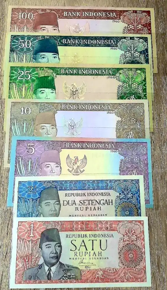 Uang Kertas Kuno Seri Soekarno