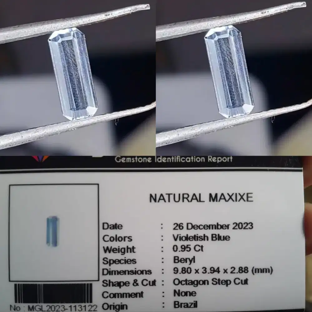 Natural Maxixe Beryl