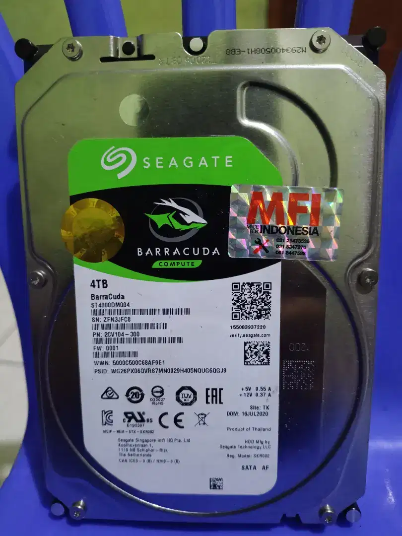 Hardisk Seagate 4TB (4Tera)