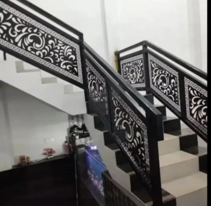 Reling tangga cutting custom