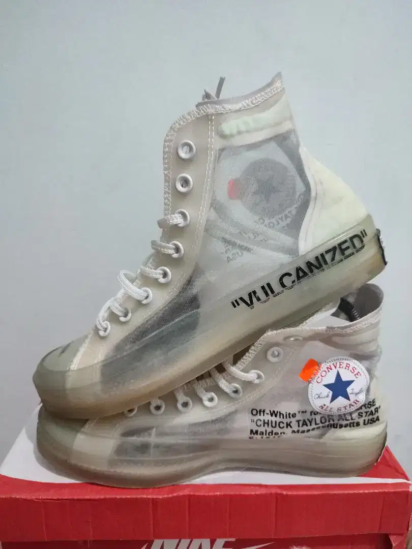 CONVERSE CHUck TAYLOR X OFF WHITE VIRGIL ABLOH TRANSPARENT ORIGINAL