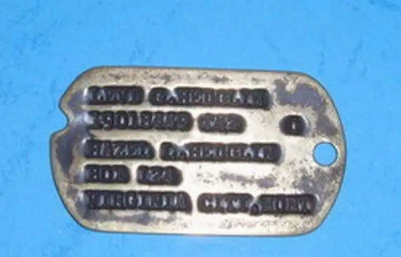 Dog Tags (peneng) Peninggalan Perang Dunia ke 2