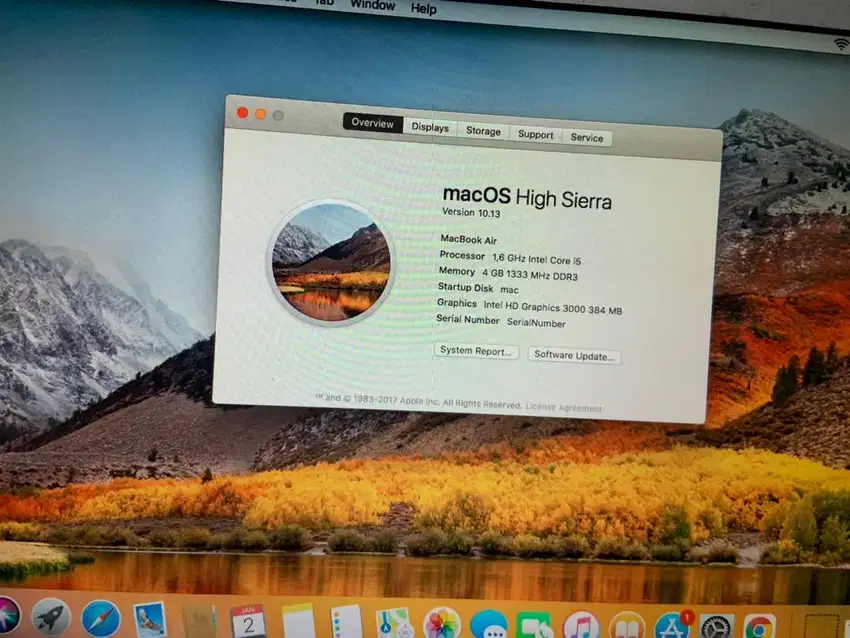 Macbook air a1370 2011 core i5 apple laptop