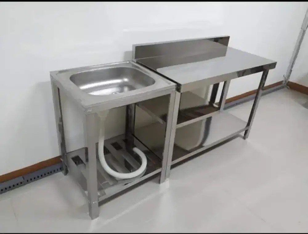 Washbak dan meja stainless