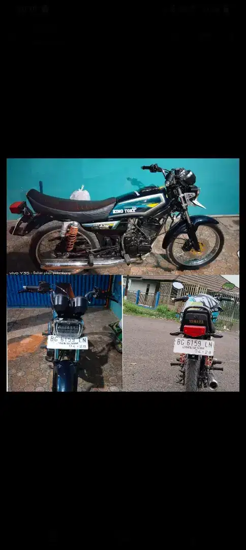 Di jual Rx king tahun 2000,ss Lengkap