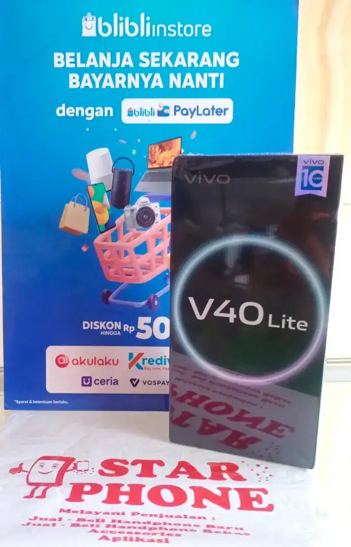 Vivo v40 lite 8/256 promo