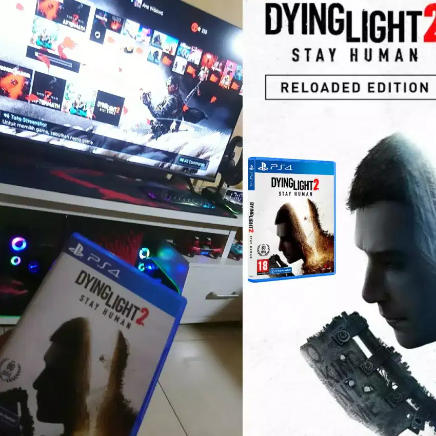 BD/Kaset Fisik PS4 PS5 DYING LIGHT 2: STAY HUMAN Ori Fullset Like New