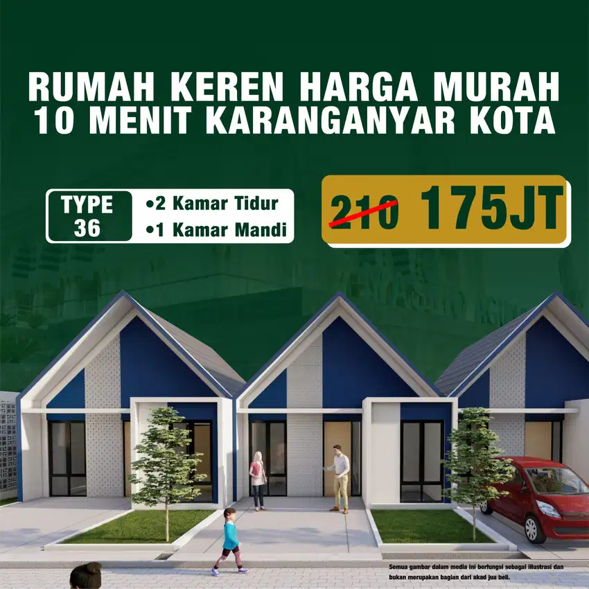 RUMAH KEREN HARGA TERMURAH DI KARANGANYAR