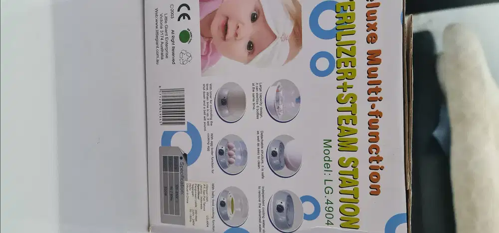 Preloved Little Giant Sterilizer + Steam Station