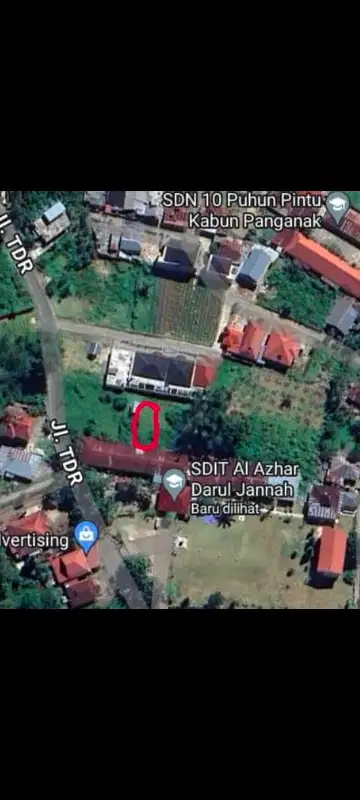 DIJUAL TANAH DEPAN SDIT AL AZHAR BUKIT TINGGI