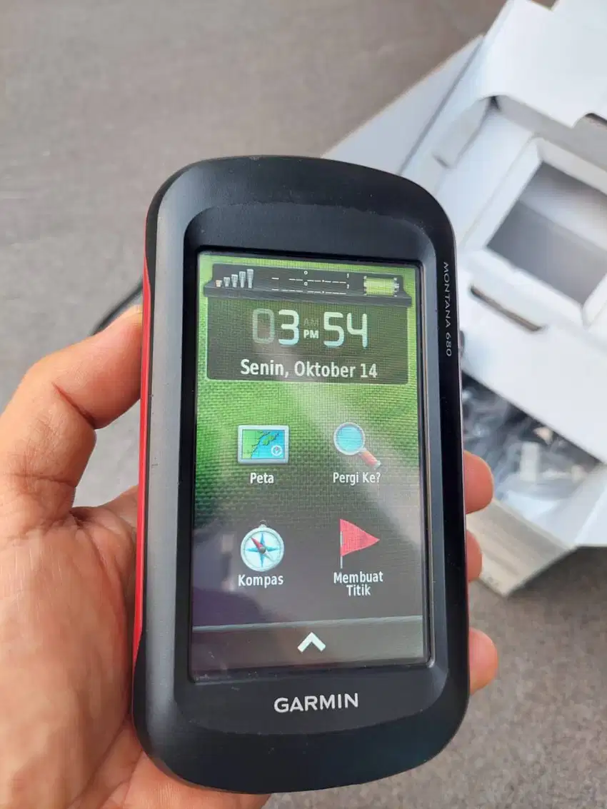 GPS Garmin Montana 680 Second Komplit Set