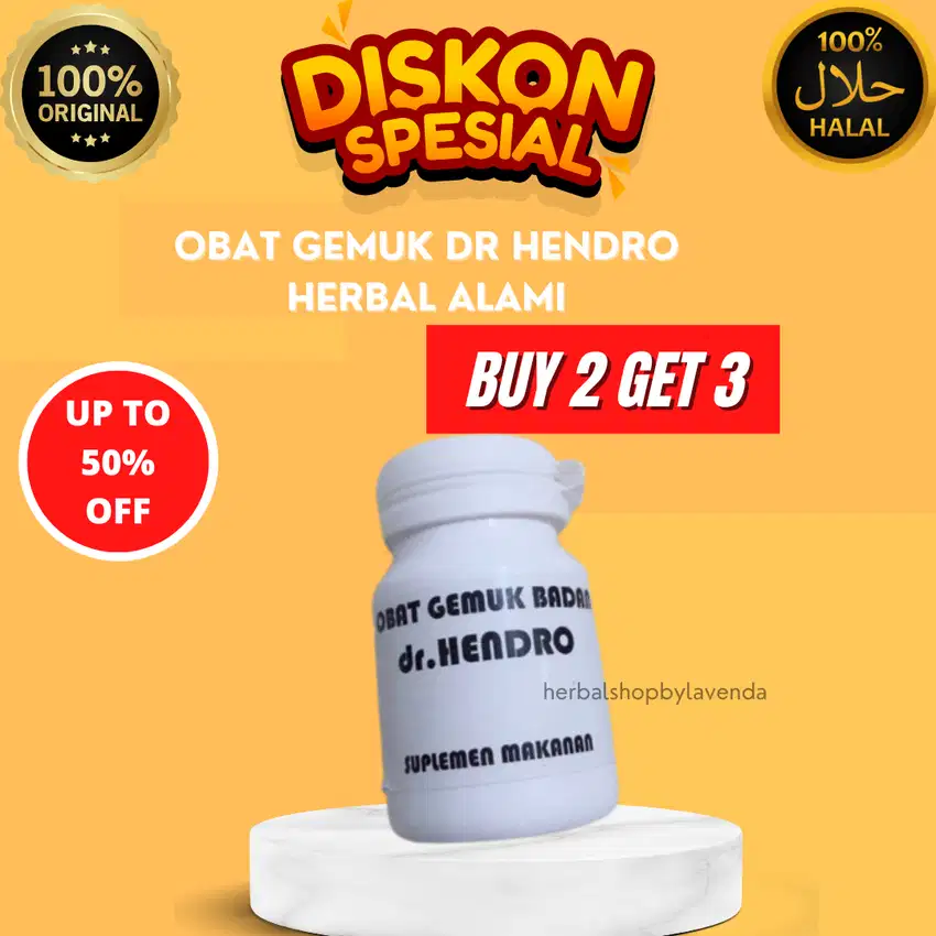 OBAT GEMUK SUPLEMEN HERBAL DR HENDRO AMPUH SEHAT GEMUK ALAMI