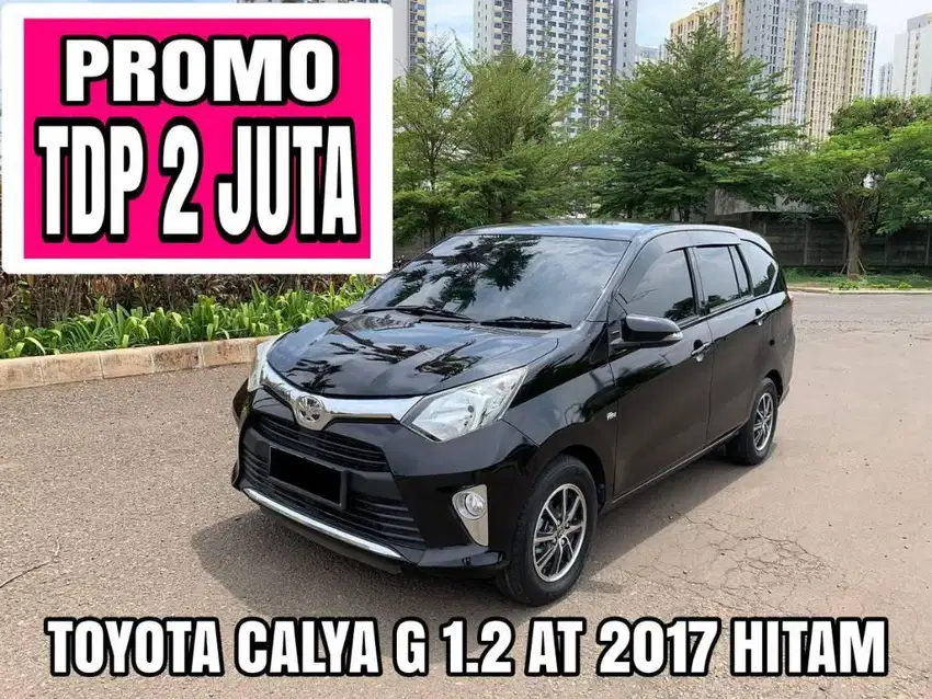 TOYOTA CALYA G 1.2 AT 2017 HITAM PROMO DP 2 JUTA