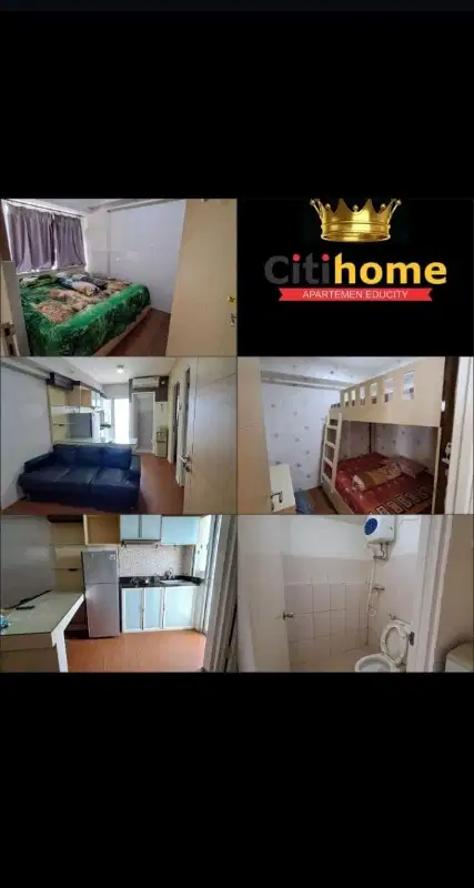 sewa Harian 2BR APARTEMEN EDUCITY BY CITIHOME