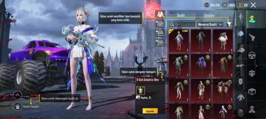 JUAL AKUN PUBG 250K