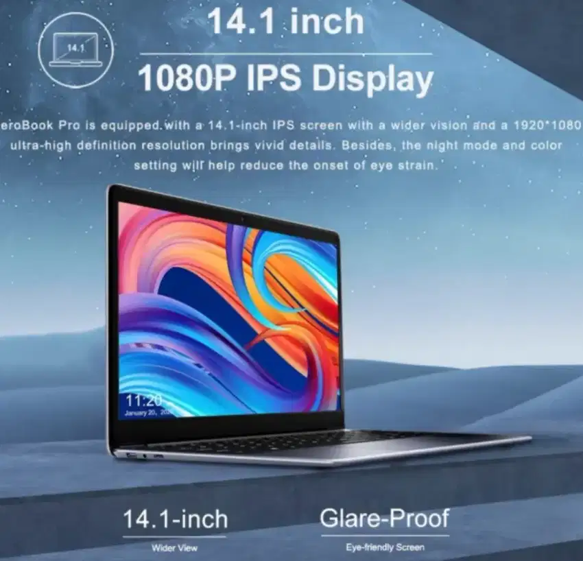 HEROBOOK PRO IMPORT LAPTOP laptop masa kini GEN12 bonus hardisk 512 GB