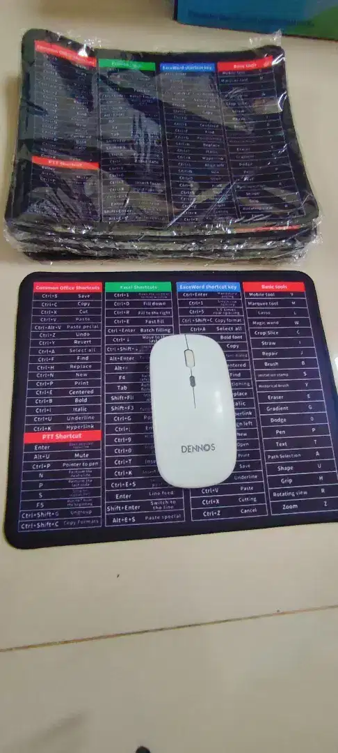 Mousepad motif shortcut Keyboard