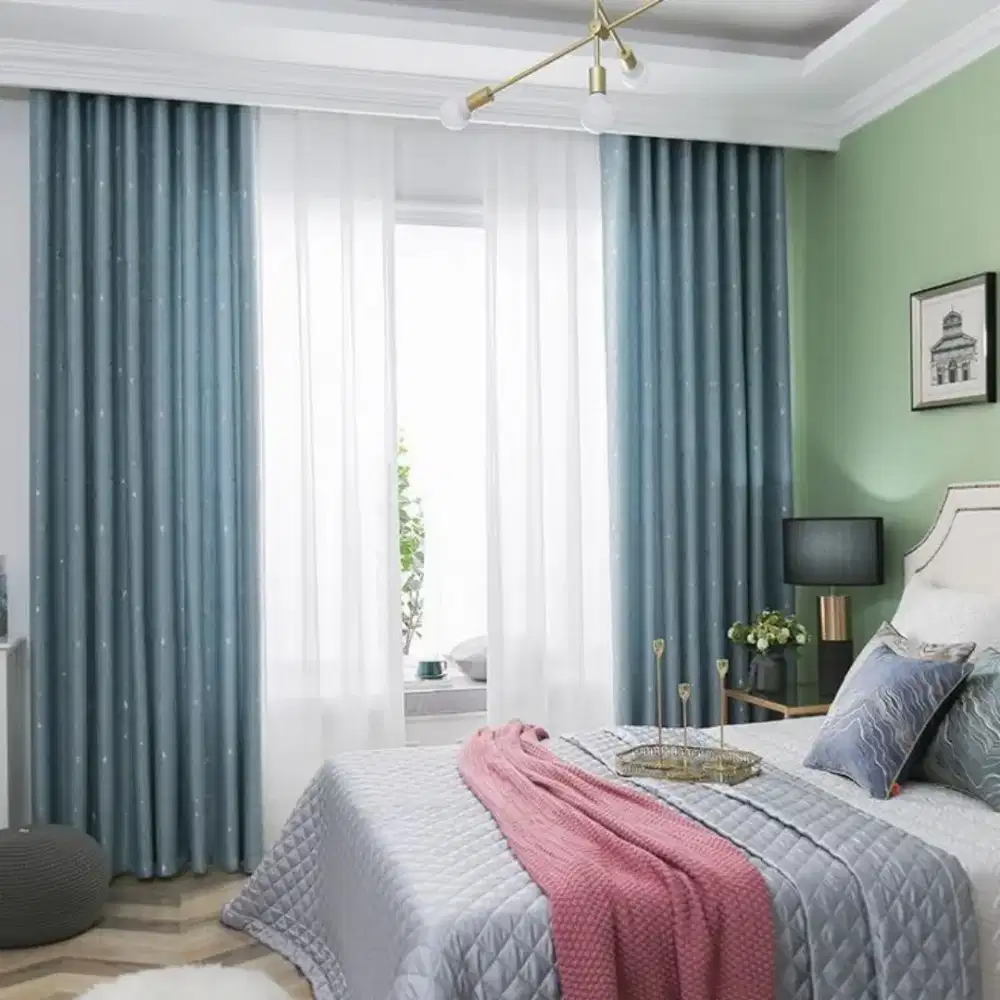 Pasang gordyn gorden murah vertikal roll blind jasa wallpaper dinding