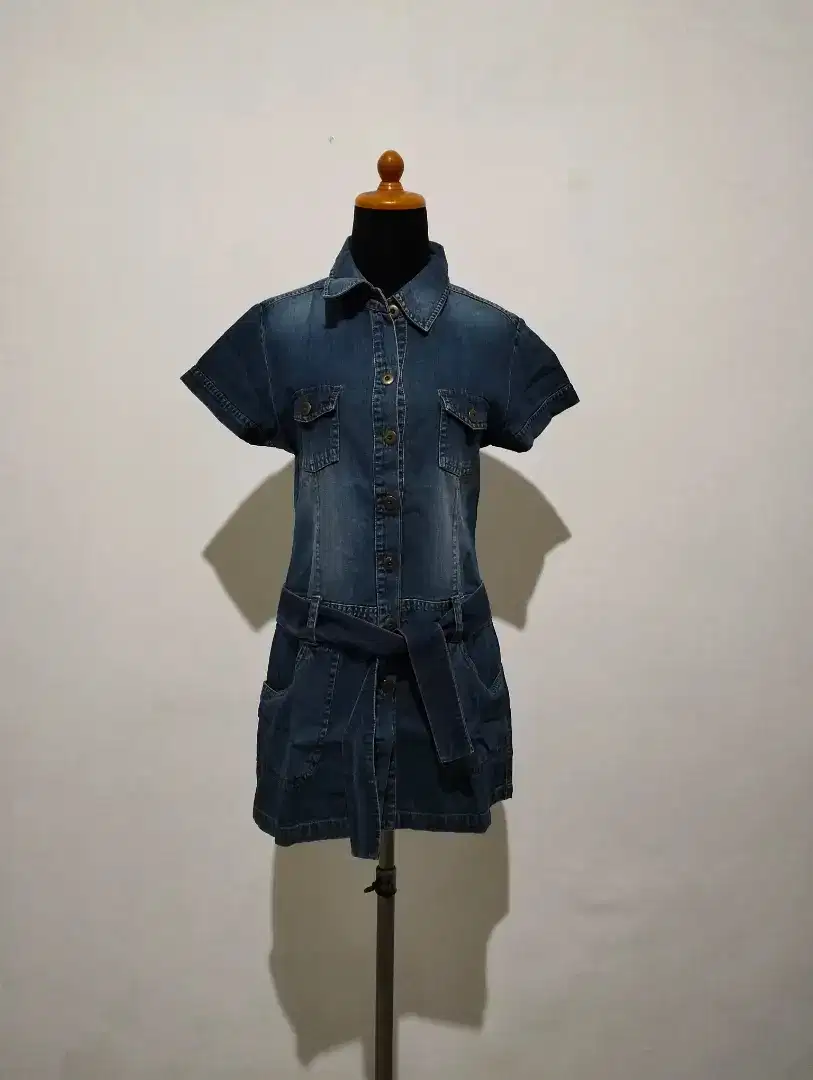 Atasan mini dress  Logo jeans Ori