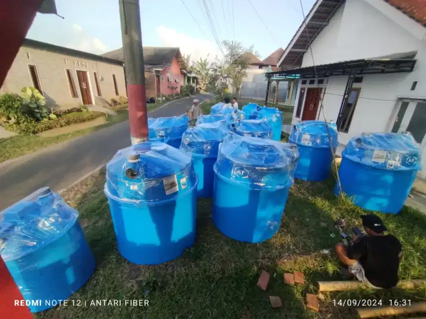 SepTICTANK FIBER WC RUMAH TANGGA kapasitas 1500liter